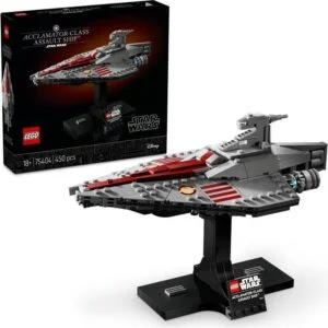 LEGO Star Wars Acclamator Class Assault Ship 75404 основен изглед на модела