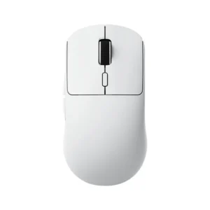 Геймърска Безжична мишка Lemokey G2 8K Matte White снимка отпред с видима форма и дизайн