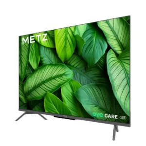 METZ Телевизор 75" UHD LED SMART TV изглед отстрани с безрамков дизайн