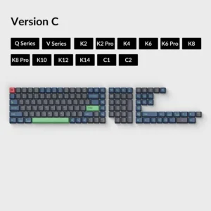 Капачки за клавиатура Keychron PBT Keycap Set Hacker Version C продуктова снимка показваща комплекта