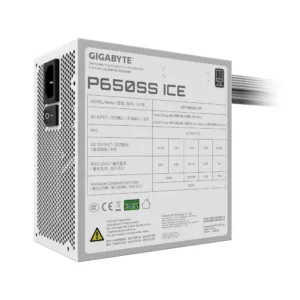 Gigabyte P650SS ICE 650W 80+ Silver детайл на вентилатор и охлаждане