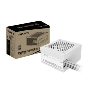 Захранващ блок Gigabyte P650SS ICE 650W 80+ Silver демонстрация на размер и форма