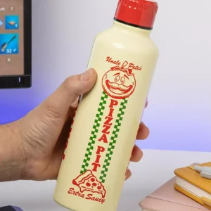 Бутилка за вода Paladone Fortnite Metal Water Bottle страничен изглед с видим дизайн