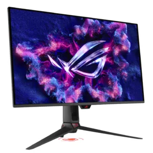 Геймърски монитор ASUS ROG Swift PG32UDCM Gen3 показващ ярки цветове на екрана