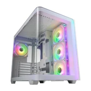Кутия FSP M580-WA ARGB - Mid-Tower с панорамен изглед и ARGB вентилатори