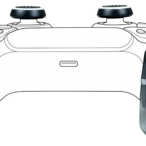 Детайлен изглед на L1 и R1 бутоните от комплекта Nacon Pro Gaming Pack
