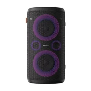Блутут колонка Hisense Party Storm 1 с включени безжични микрофони снимка отстрани