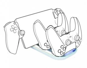 Зарядна станция Nacon за DualSense и Playstation Portal с RGB светлини и USB-C портове