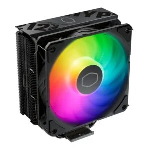 Охладител Cooler Master Hyper 212 Pro ARGB основен продукт снимка с видим вентилатор и топлинни тръби
