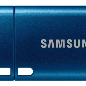 USB памет Samsung 512 GB USB 3.2 Gen1 Синя страничен изглед с видим USB-C конектор
