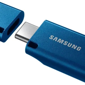 USB памет Samsung 512 GB USB 3.2 Gen1 Синя детайл на конектора и корпуса