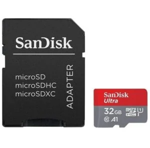 SanDisk Карта памет Ultra microSDXC 32GB с SD адаптер продуктова снимка