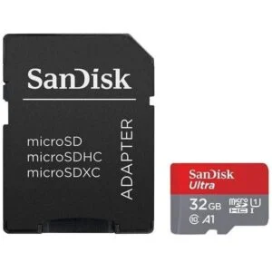 SanDisk Карта памет Ultra microSDXC 32GB с SD адаптер продуктова снимка
