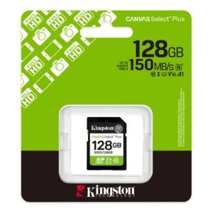 Карта памет Kingston Canvas Select Plus SD 128GB продуктова снимка отпред