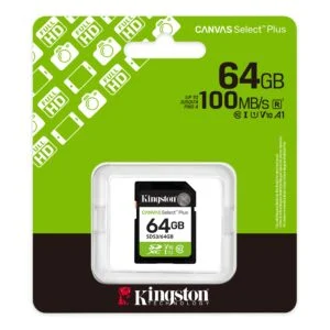 Карта памет Kingston Canvas Select Plus SD 64GB снимка на продукта отпред
