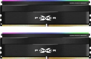 Памет Silicon Power XPOWER Zenith RGB Black 32GB(2x16GB) UDIMM DDR5 6000MHz CL30 продуктова снимка