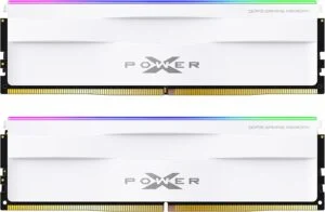 Памет Silicon Power XPOWER Zenith RGB White 32GB(2x16GB) UDIMM DDR5 6000MHz CL30 продукт снимка