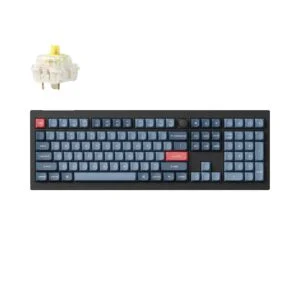 Механична клавиатура Keychron V6 MAX QMK Carbon Black - основен изглед отпред