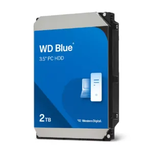 Хард диск WD Blue 2TB 7200rpm 64MB SATA3 - WD20EARZ продуктова снимка с видим дизайн и интерфейс