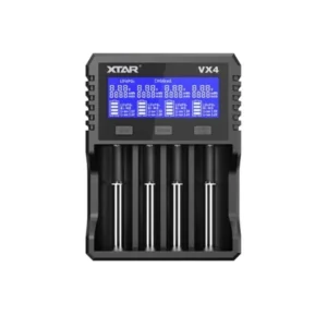 Зарядно устройство за NIMH/LiIon батерии 4 гнезда LCD дисплей USB VX4 SET XTAR основен продукт снимка
