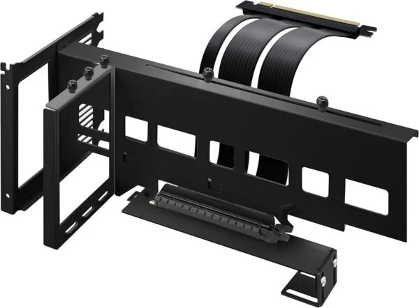 Брекет за вертикален монтаж на GPU EZDIY-FAB PCIe 4.0 Riser Cable продуктова снимка отпред