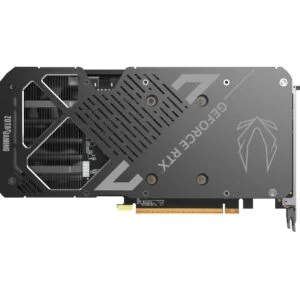 Видео карта ZOTAC GAMING RTX 5070 Twin Edge 12GB GDDR7 изглед отгоре с видими компоненти