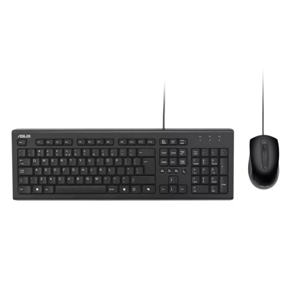 Комплект Asus U2000 KEYBOARD+MOUSE/BK/UI//WIN11/COPILOT, Wired, Black ...